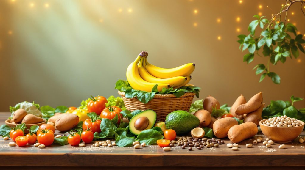 découvrez notre liste complète des aliments riches en potassium ! apprenez à améliorer votre alimentation et à bénéficier des nombreux bienfaits de ce minéral essentiel pour la santé. que vous soyez à la recherche de fruits, légumes ou autres sources, notre guide vous aidera à faire les meilleurs choix.